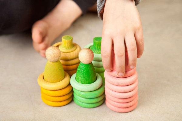 Grapat Lente set Nins, bakjes, ringen en munten - K-Deetje Oostkamp Brugge Duurzame Baby- en kinderwinkel