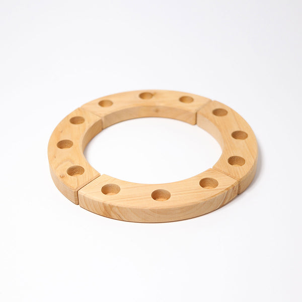 Grimm's Kleine Houten Verjaardagsring Naturel - K-Deetje Oostkamp Brugge Duurzame Baby- en kinderwinkel