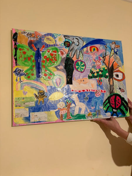 Maak kunst met de kunstwerken van je kiddo's