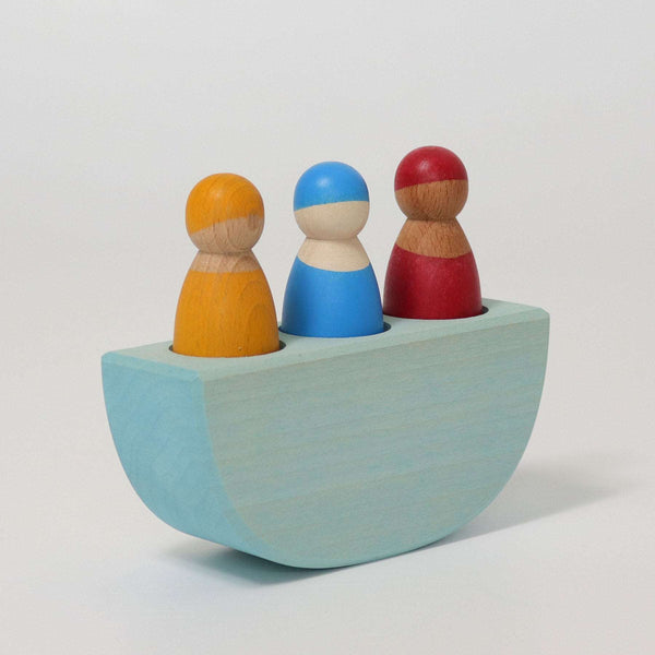 Grimm's Drie vrienden in een boot