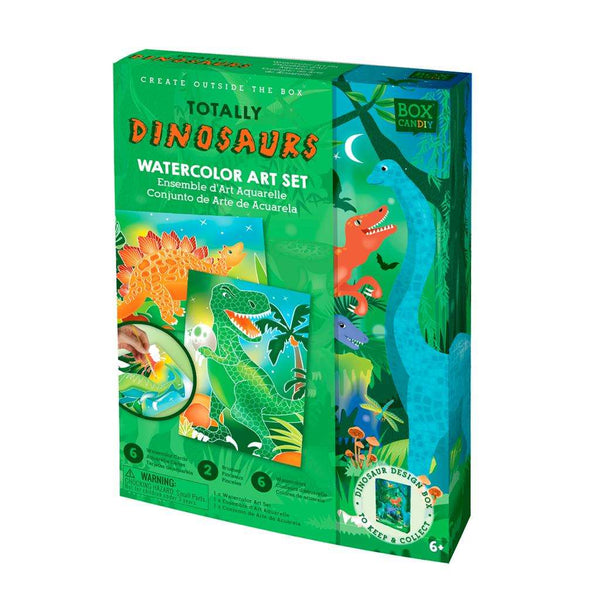 Box Candiy Dinosaurs Aquarel kunst set