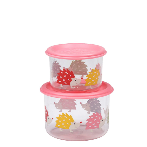 SugarBooger Snack containers set van 2 Hedgehog - K-Deetje Oostkamp Brugge Duurzame Baby- en kinderwinkel