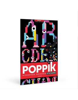Poppik Stickers Maak je eigen poster Het alfabet - K-Deetje Oostkamp Brugge Duurzame Baby- en kinderwinkel
