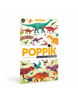 Poppik Stickers Maak je eigen poster Dinosaurussen - K-Deetje Oostkamp Brugge Duurzame Baby- en kinderwinkel