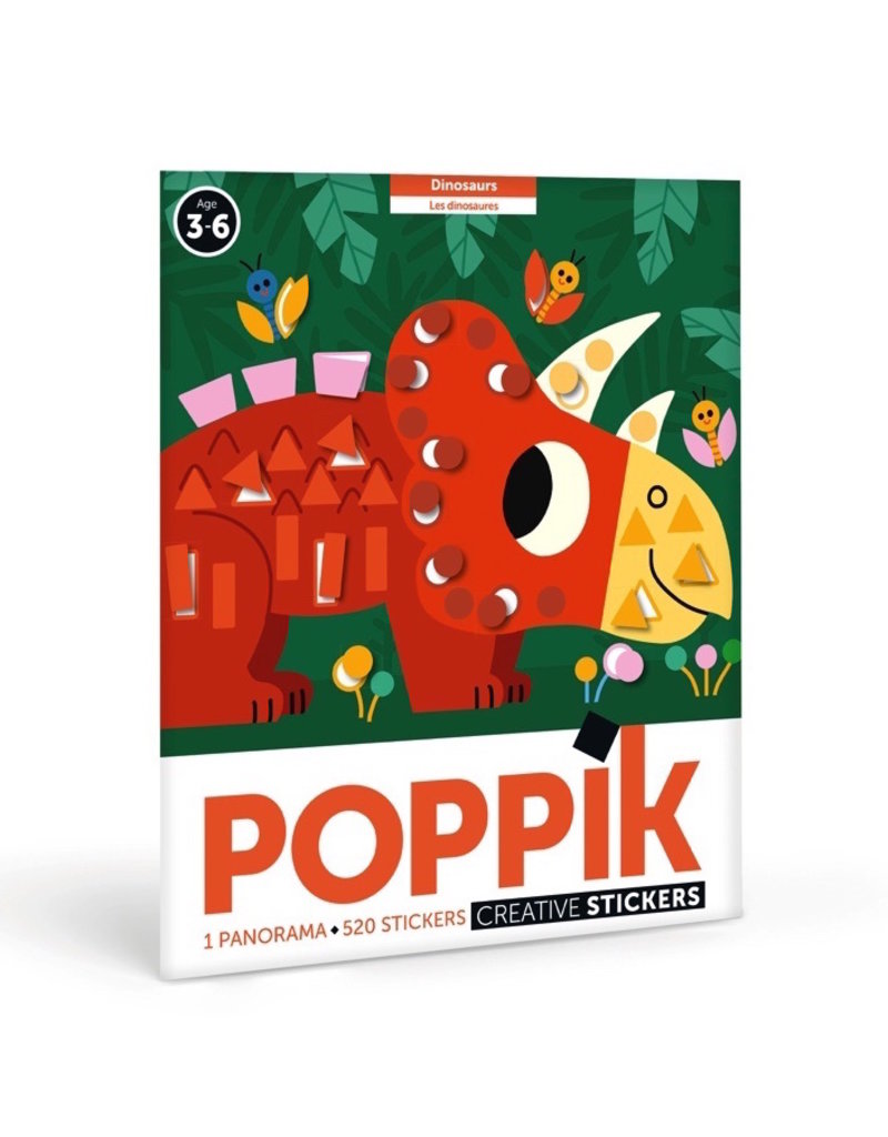 Poppik Stickers Maak je eigen poster Panorama Dinosaurs - K-Deetje Oostkamp Brugge Duurzame Baby- en kinderwinkel